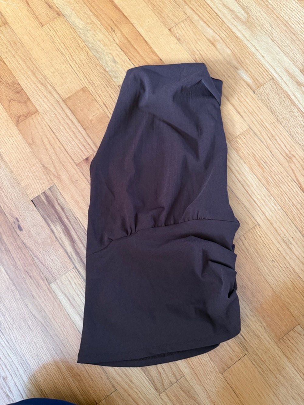 Zara brown high neck top